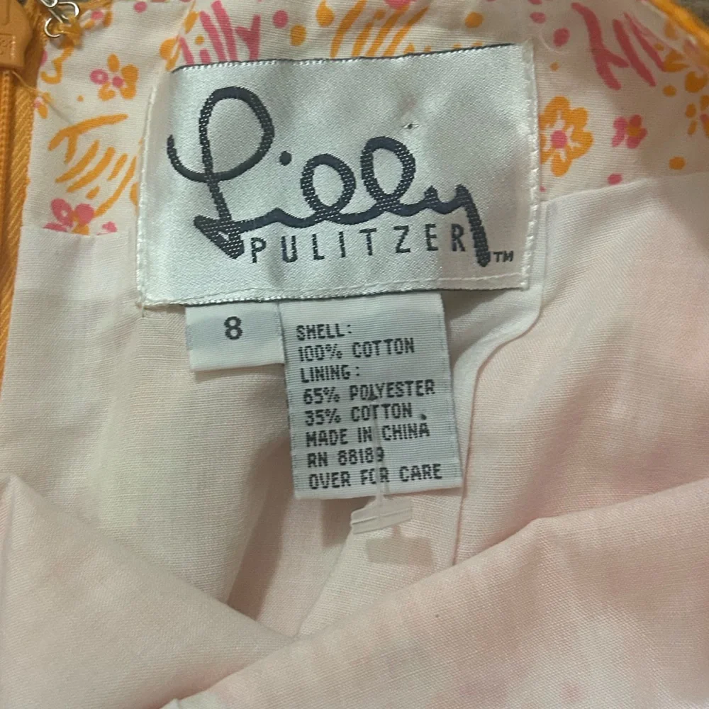 Lilly Pulitzer Floral Print Dress -rare - Picture 5 of 5